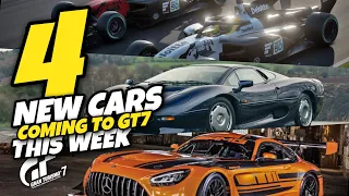 4 NEW CARS Coming to GT7 This Week! - Gran Turismo 7 APRIL 1.32 Update Silhouettes Revealed