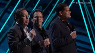 SONY, MICROSOFT AND NINTENDO Executives Come Together - Game Awards 2018