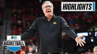 Iowa at Nebraska | Highlights | Big Ten Men's Basketball | Feb. 25, 2022
