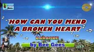 HOW CAN YOU MEND A BROKEN HEART karaoke by Bee Gees