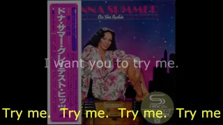 Donna Summer - Try Me I Know We Can Make It (7" Single Remix) LYRICS SHM "On the Radio: GH I & II"