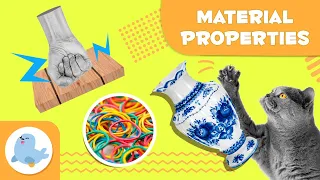 PROPERTIES of MATERIALS for Kids 🧱🔨 Strength, Rigidity, Elasticity, Flexibility and More🧶🏈