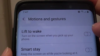 Samsung Galaxy S9 / S9+: How to Enable / Disable Lift to Wake Screen