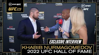 Exclusive Interview: Khabib Nurmagomedov 2022 UFC Hall Of Fame