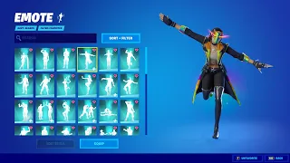 ALL FORTNITE ICON SERIES AND [NEW] TIKTOK EMOTES