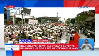 President Rodrigo Duterte, dumating na sa San Pedro Square sa Davao City