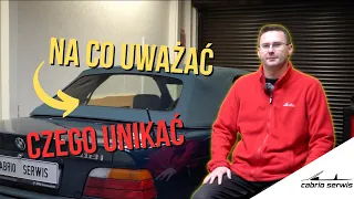 Poradnik - jak pielęgnować okno z PVC w dachu cabrio.