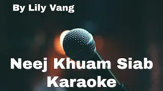 Neej Khuam Siab Karaoke by Lily Vang (Lower Version)