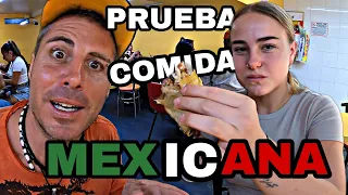 138. ¿Le gustará o no? Polaca - Española prueba por primera vez la COMIDA PICANTE MEXICANA