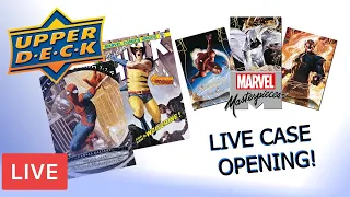 LIVE CASE BREAK: 2020 Upper Deck Marvel Masterpieces - Searching for Sketch Card 1/1s!