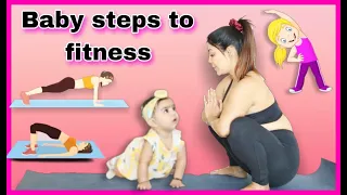 First few steps towards fitness post pregnancy | HINDI | WITH ENGLISH SUBTITLES | Debina Decodes |