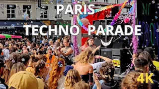 Paris TECHNO PARADE 2023 #fun #music #techno #4k