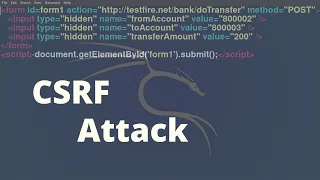 CSRF ATTACK | Cross Site Request Forgery