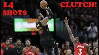 LeBron James - All 14 Clutch Shots - 2017/2018 NBA Season! (Chronological Order)
