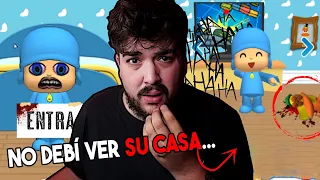 🔥 ... ENTRO  a la CASA de la APP de  TALKING POCOYÓ y es peor de lo que pensaba 💀