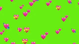 Green Screen Heart Love Free Green Screen Video, Free Chroma Key Background  #greenscreen #chromakey