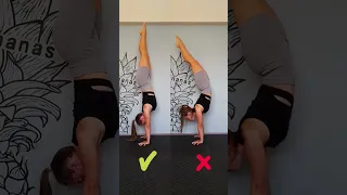 How To Balance HANDSTAND💪 #handstand #balance #tutorial #tips #handstandtutorial #yoga #homeworkout