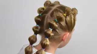 Double Bubble Braid Tutorial ★ 2020 Hairstyles for little girls | Hair Tutorial by LittleGirlHair
