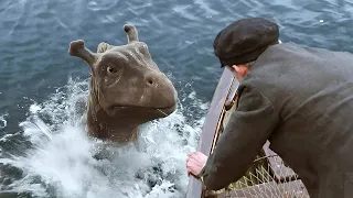 طفل بيلاقى حيوان أسطورى شكله غريب.. وبيقرر انه يربيه فى بيته من ورا اهله.. The water horse