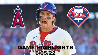 Rookie Stuns LA with Massive Home Run! Phillies vs Angels Highlights 6/5/22