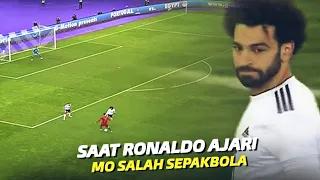 Punya Mental Juara Boss!! Inilah Hari Dimana Saat Ronaldo Mengajari Mohamed Salah Bermain Sepakbola