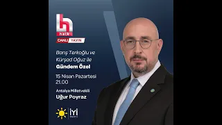 Şimdi Halk TV'de Barış Terkoğlu ve Kürşad Oğuz ile Gündem Özel programındayım.