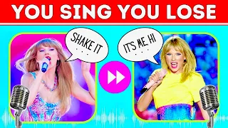 You Sing you Lose ❌🎤 Taylor Swift Songs! Can You Resist Singing? True Swifties Won't Win!