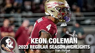 Keon Coleman 2023 Regular Season Highlights | Florida State WR