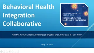 Shadow Pandemic: Mental health Impacts of COVID-19 on Patients & Care Teams