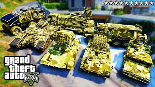 GTA 5 - Stealing SECRET MILITARY Vehicles with Franklin! | (GTA V Real Life Cars #103)