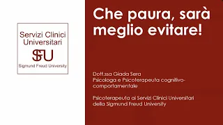 👩‍💻 WEBINAR DI PSICOLOGIA: Che paura, sarà meglio evitare! 🙈 🙉 🙊