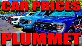 USED CAR PRICES PLUMMET! Dealers Will Take MAJOR LOSSES!