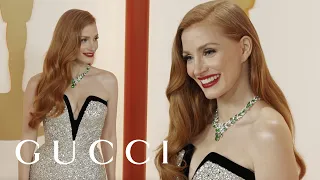 Jessica Chastain at the 95th Oscars | Getting Ready with Gucci
