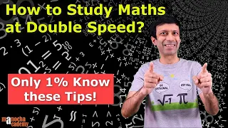How to Study Maths at Double Speed