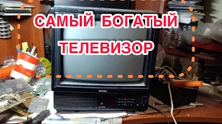 разбираем российский телевизор banga на драгметалы. есть зелёные км.