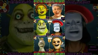 Equipo Shrek Vs Equipo Lord Farquaad Creepy/TikTok Bad Romance Challenge/Terror. #shorts YouTube