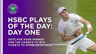 HSBC Plays Of The Day | Day One | Wimbledon 2021