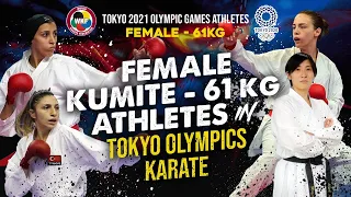 FEMALE KUMITE -61 KG in KARATE TOKYO OLYMPICS 2021