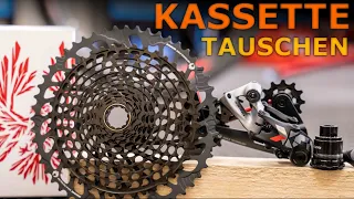 Kassette wechseln auf SRAM EAGLE + Freilauf auf XD umbauen (X01)