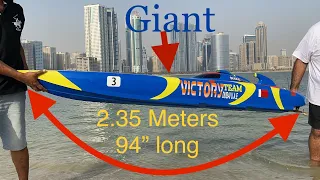 Biggest RC Boat view and RUN 94" 2.35m