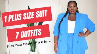 How To Style A Plus Size Suit/ Shop Your Closet Series Ep. 2