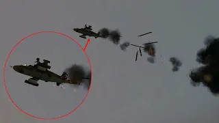 Russian ALLIGATOR KA-52 attack Helicopter Destroyed by Fire | ARMA 3: Milsim