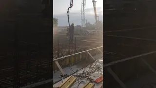 Ausraster auf der Baustelle