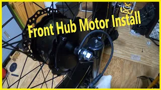 Front Hub Motor Install