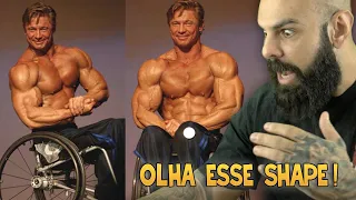 REAGINDO AO TREINO DO BODYBUILDER QUE SE TORNOU PROFISSIONAL DEPOIS DE UM GRAVE ACIDENTE