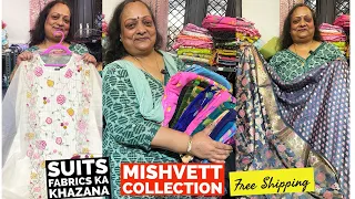 Mishvett Collection Brings You Stunning Party Wear Suits, Cord Sets, Jamdani and Banarasi Suits