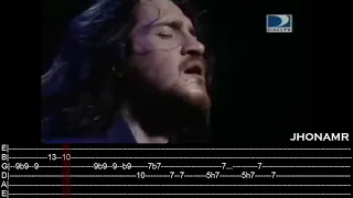 RHCP - Scar Tissue solos Live - Credicard Hall, Brazil (1999) - John Frusciante- TABS