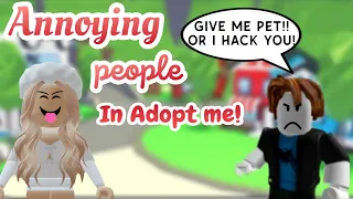 Kinds of annoying player in Adopt me be like | This relates so much
