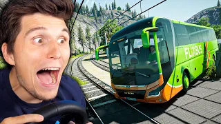 Flixbus STECKT FEST auf den GLEISEN ✪ (Flixbus) Fernbus Simulator