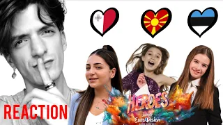 REACTION | North Macedonia - Estonia - Malta | Junior Eurovision 2023